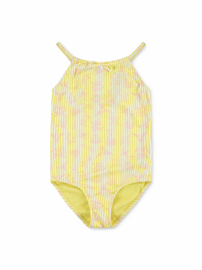 Girls' One Piece Swimsuit Lemon Sorbet - Hurley