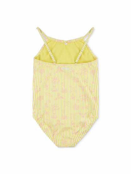 Girls' One Piece Swimsuit Lemon Sorbet - Hurley