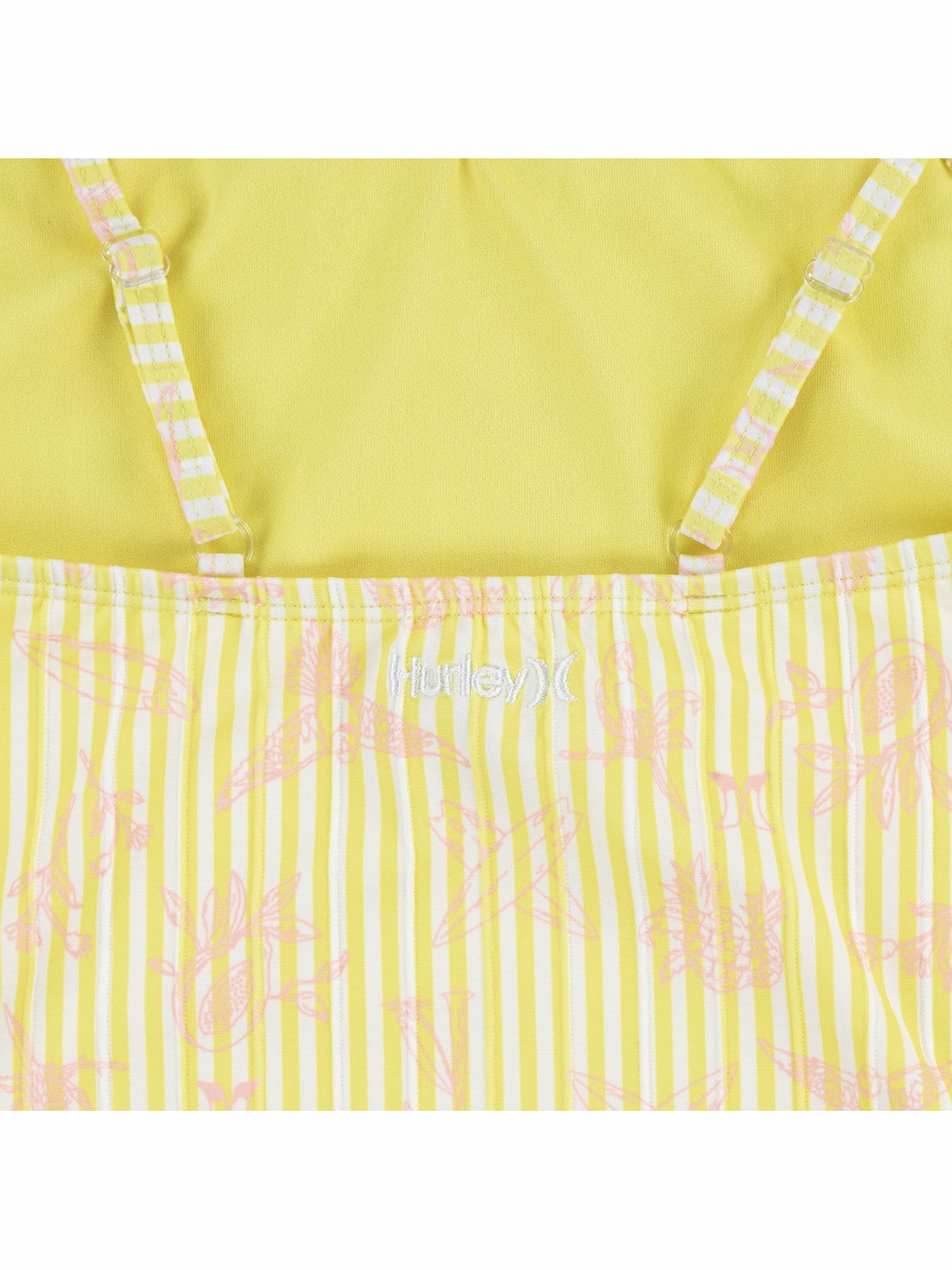 Girls' One Piece Swimsuit Lemon Sorbet - Hurley