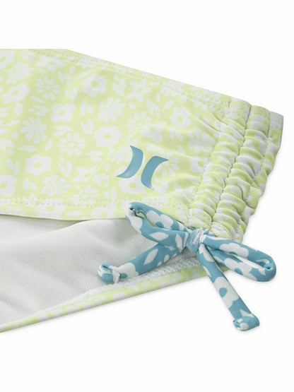 Girls' 2 Piece Tankini Swim Set Turquoise Waves / Cool Matcha - Hurley