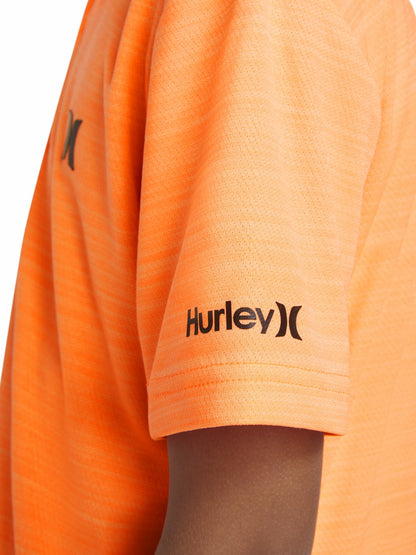 Boys' H2O-Dri Belmont Polo Bright Mango Heather - Hurley