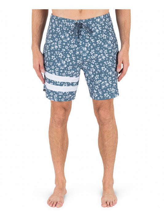 Phantom Eco Block Party 18" Boardshort Grey Teal - Hurley