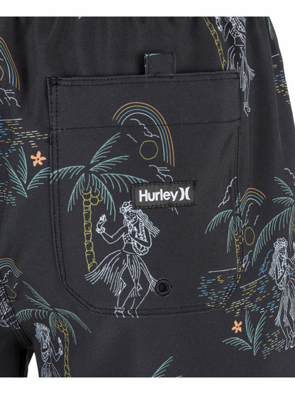 Cannonball Volley 17" Boardshort Black Mixed - Hurley