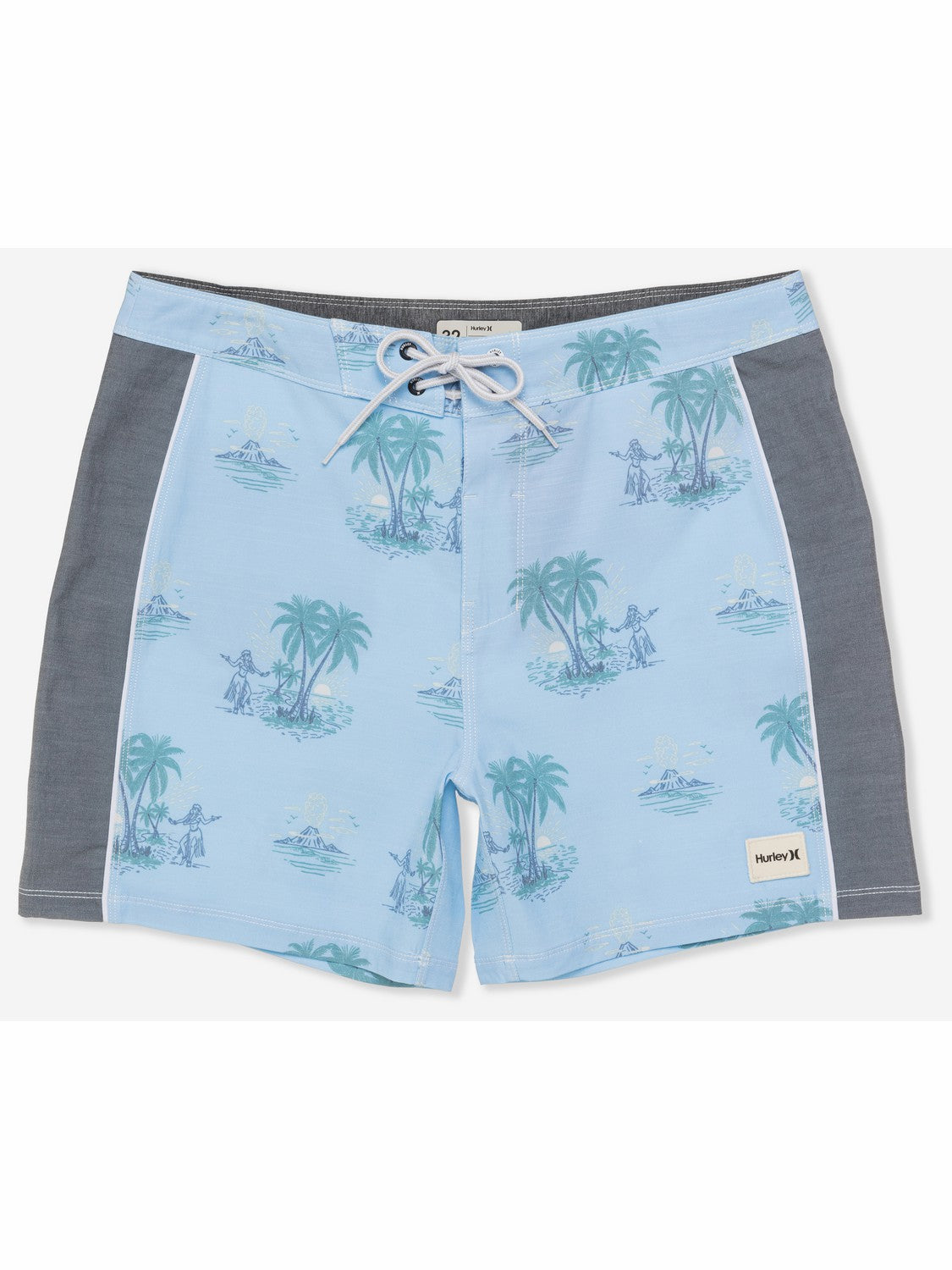Phantom Naturals Blocked Session Boardshort 16" EIFEL BLUE - Hurley