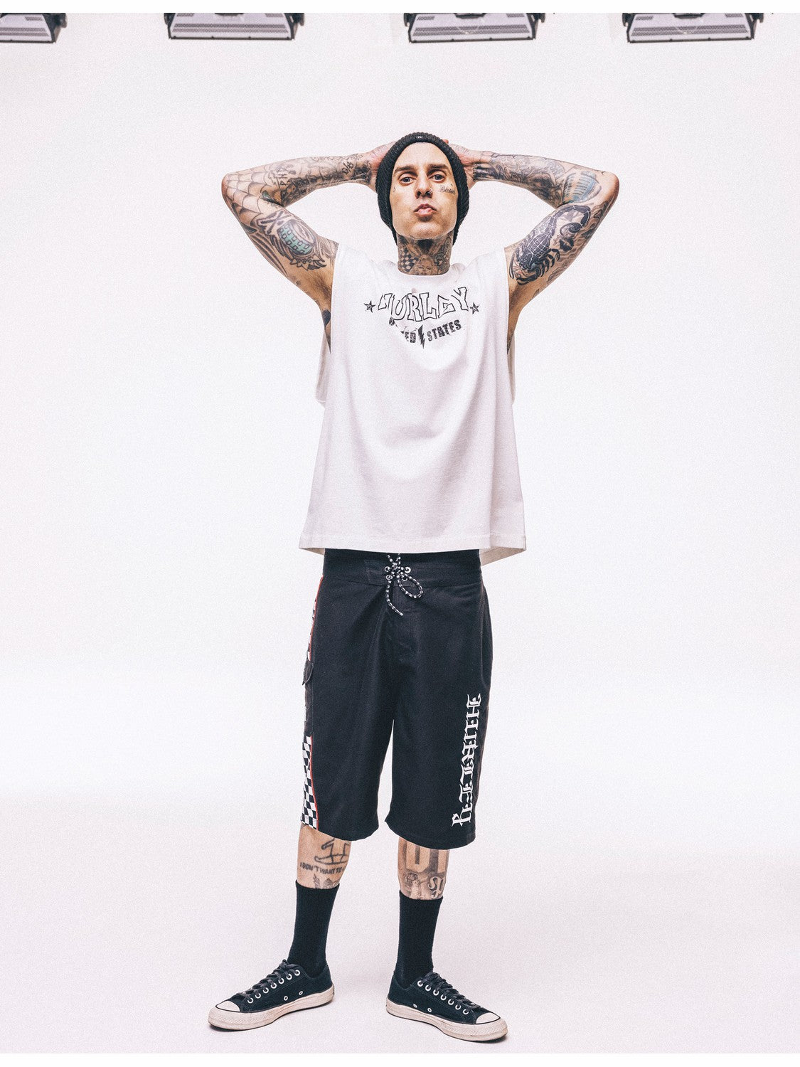 Hurley x Travis Barker Gothic Cargo 22" BLACK - Hurley