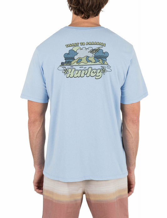 Visitor Short Sleeve EIFEL BLUE - Hurley
