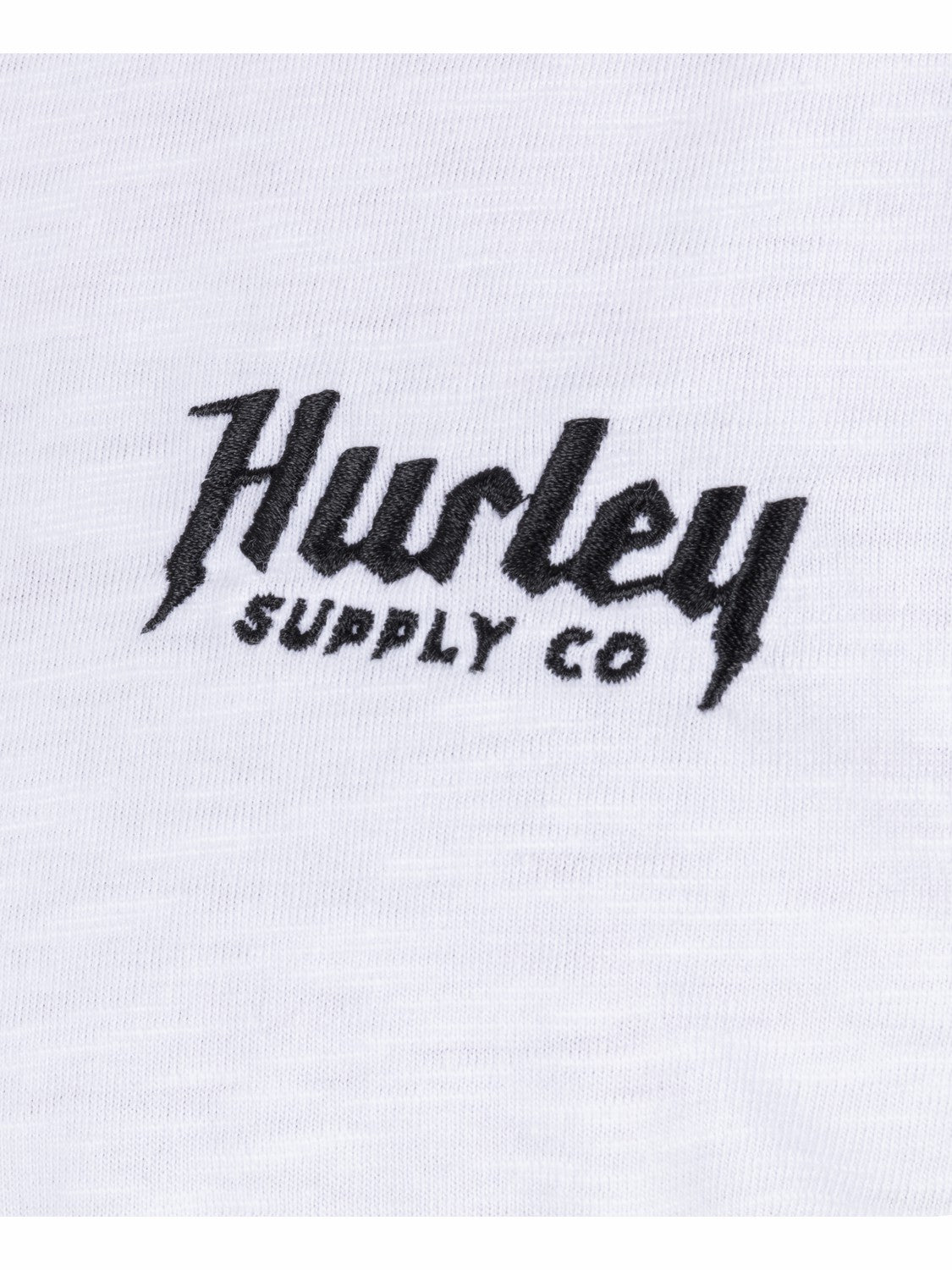 Merchant Henley Short Sleeve White - Hurley