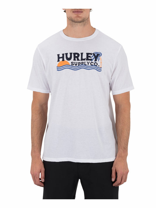 Wet Sand Short Sleeve White - Hurley