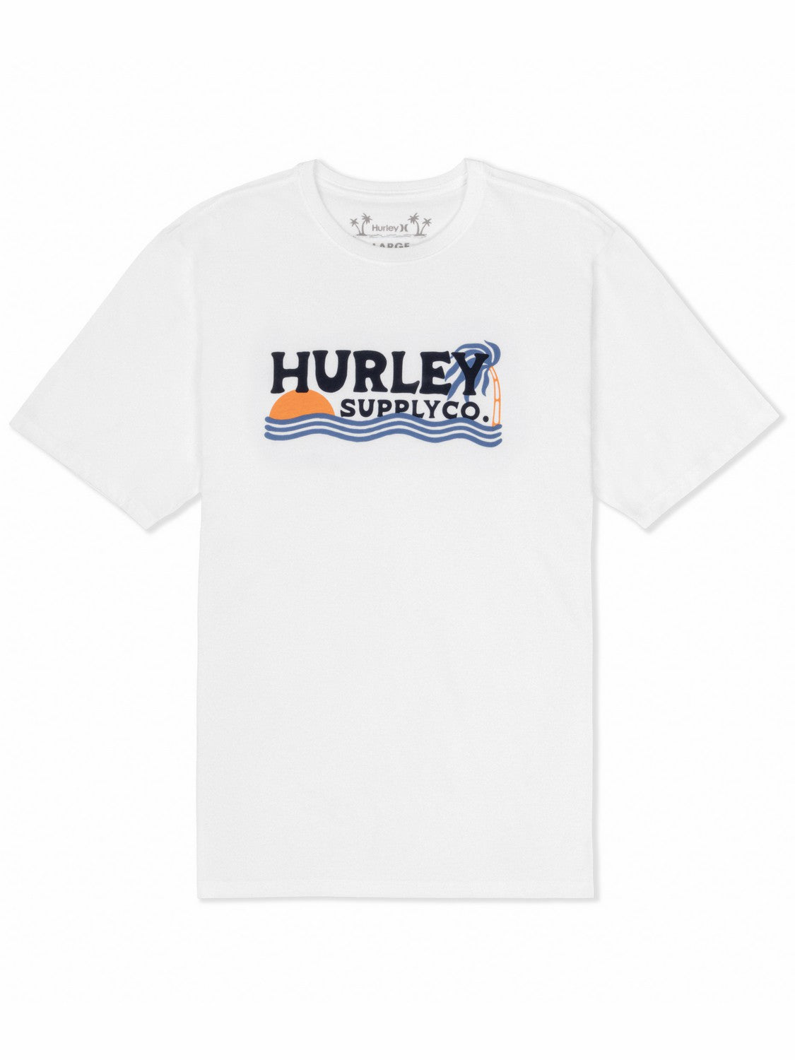 Wet Sand Short Sleeve White - Hurley