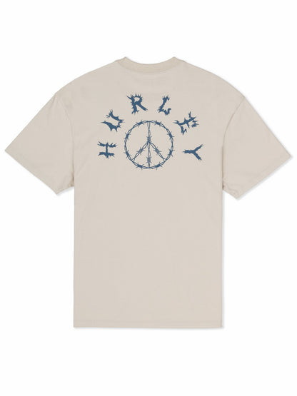 Hard Peace Short Sleeve Bone - Hurley