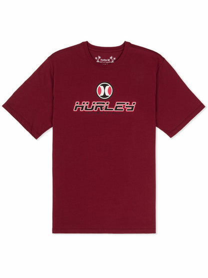 Reactor Short Sleeve True Red - Hurley