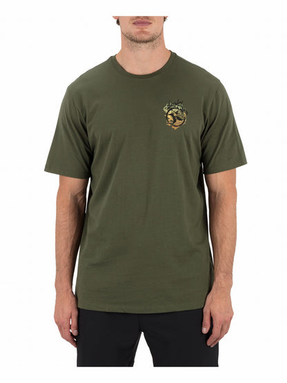 Crusty Short Sleeve Charcoal Fern - Hurley
