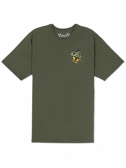 Crusty Short Sleeve Charcoal Fern - Hurley