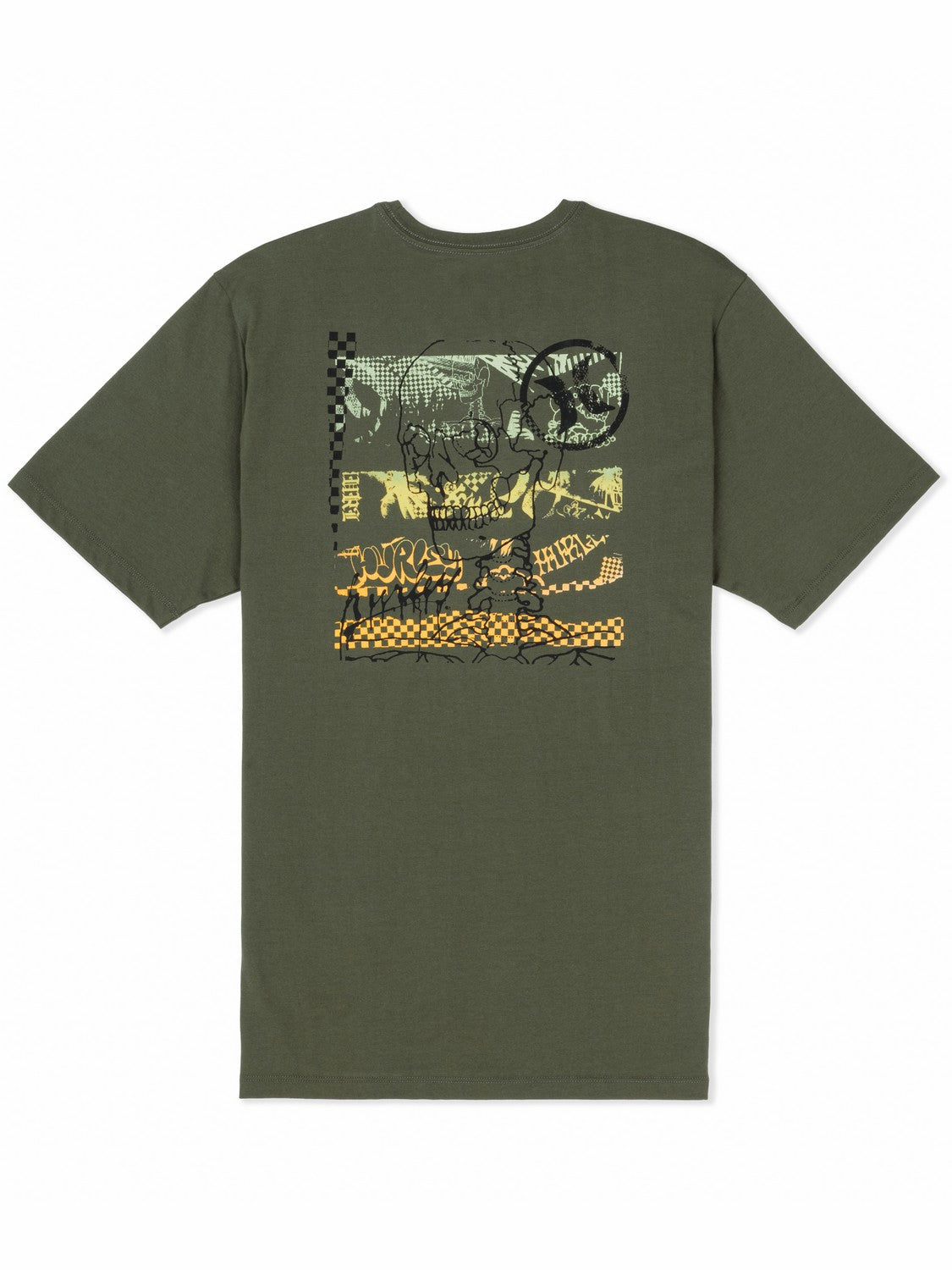 Crusty Short Sleeve Charcoal Fern - Hurley