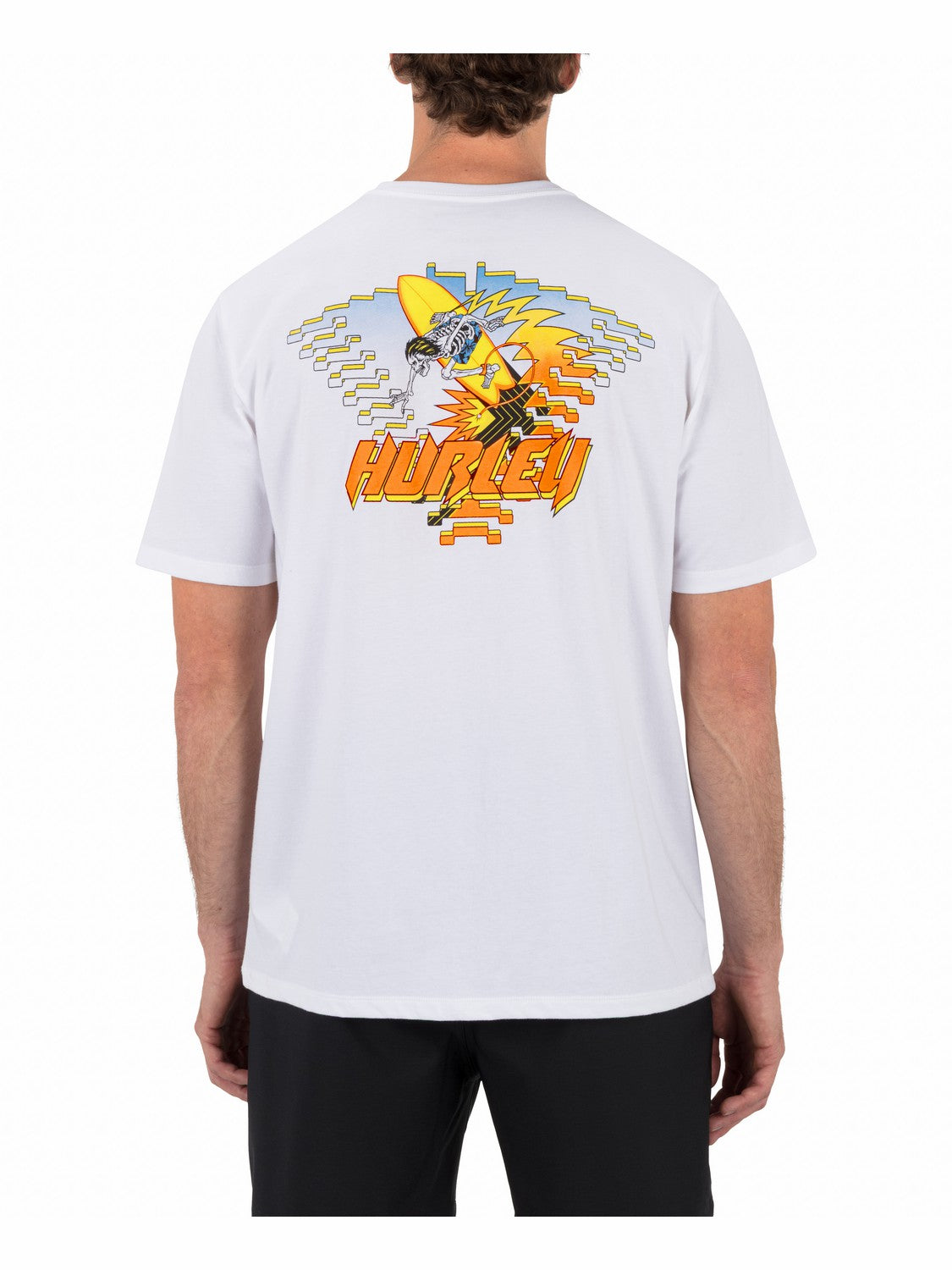 Off The Top Short Sleeve White - Hurley