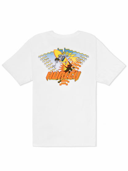Off The Top Short Sleeve White - Hurley