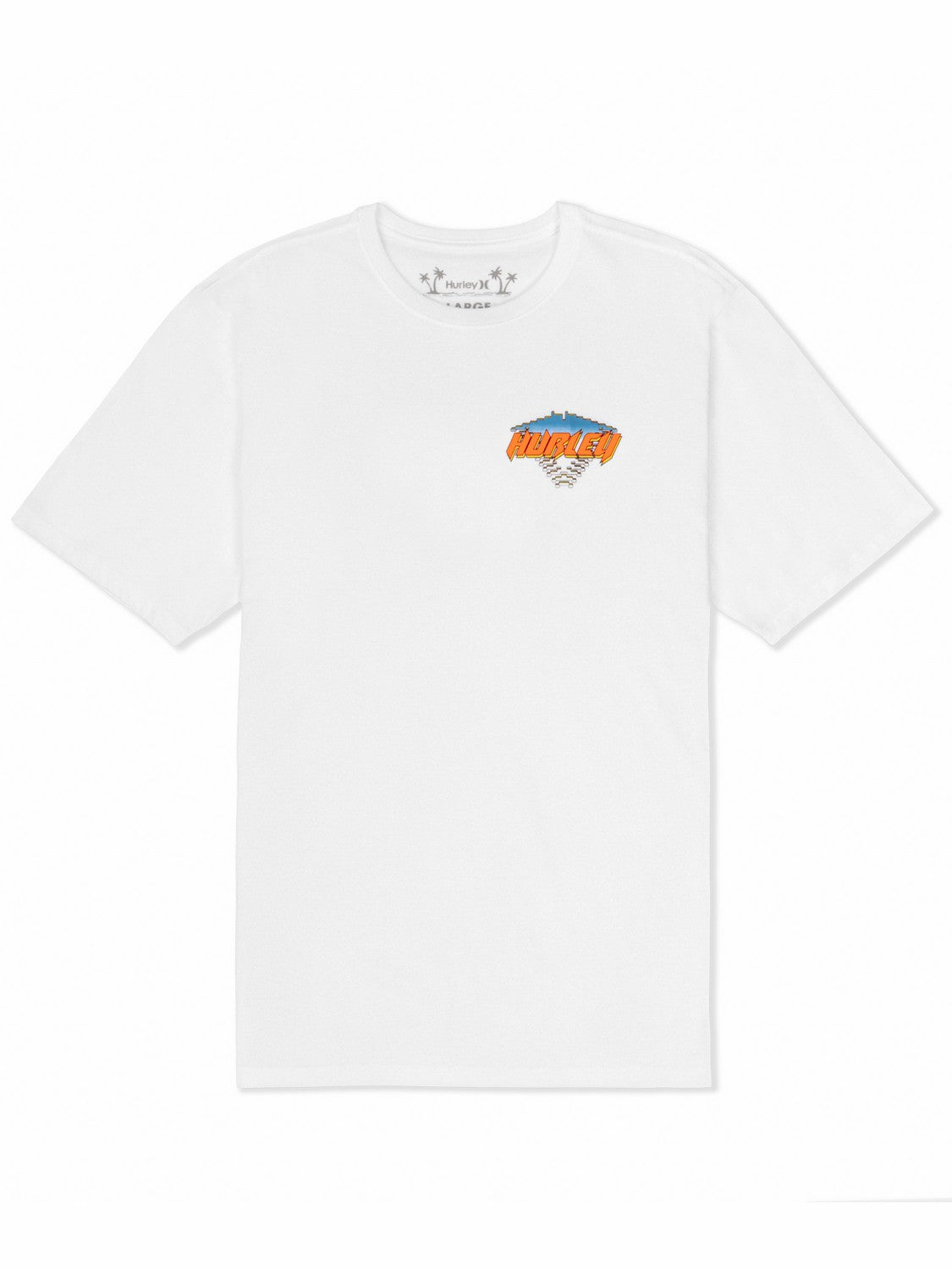 Off The Top Short Sleeve White - Hurley