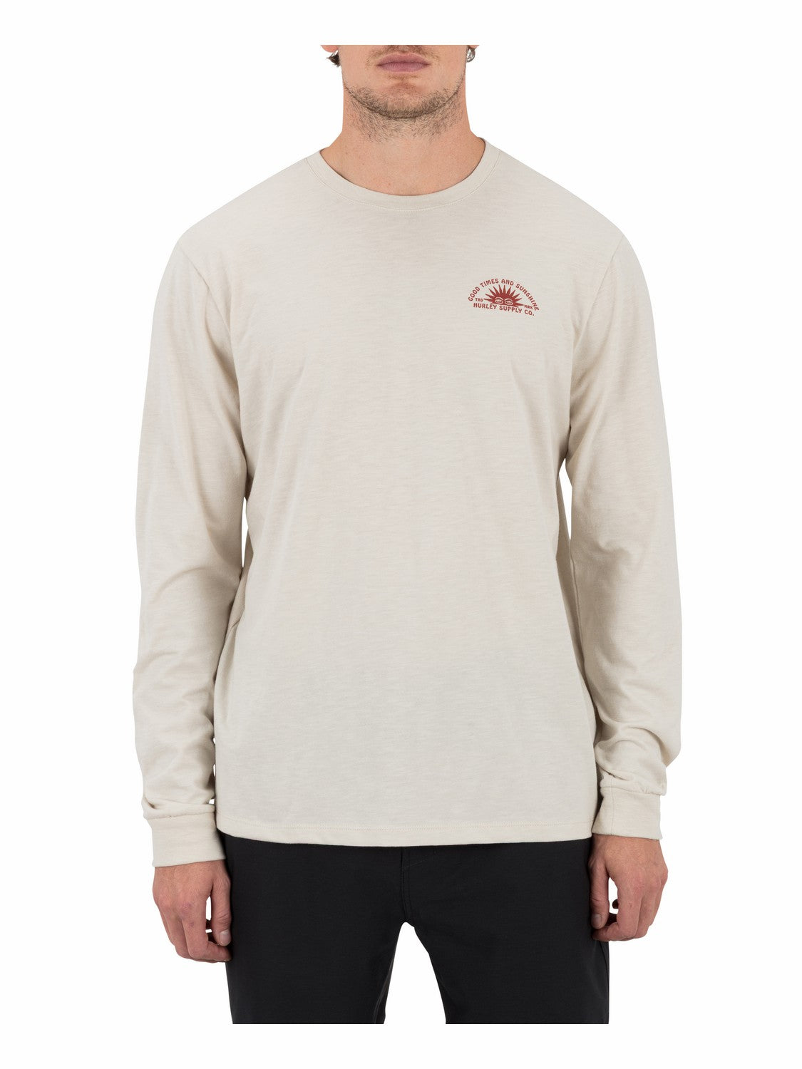 Sunshine Slub Long Sleeve Bone - Hurley