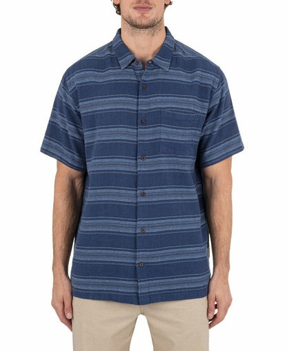 Oceanside Short Sleeve Shirt FOUNTAIN BLUE - Hurley
