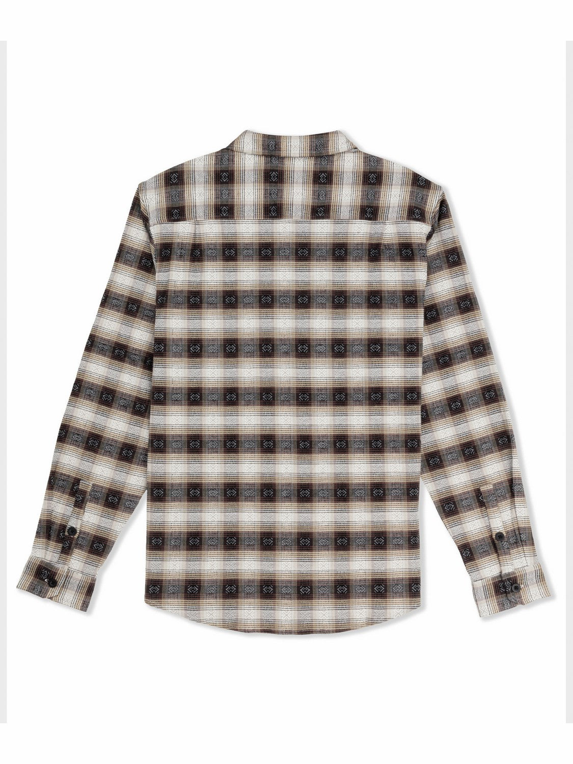 Portland Stretch Flannel Long Sleeve Black - Hurley