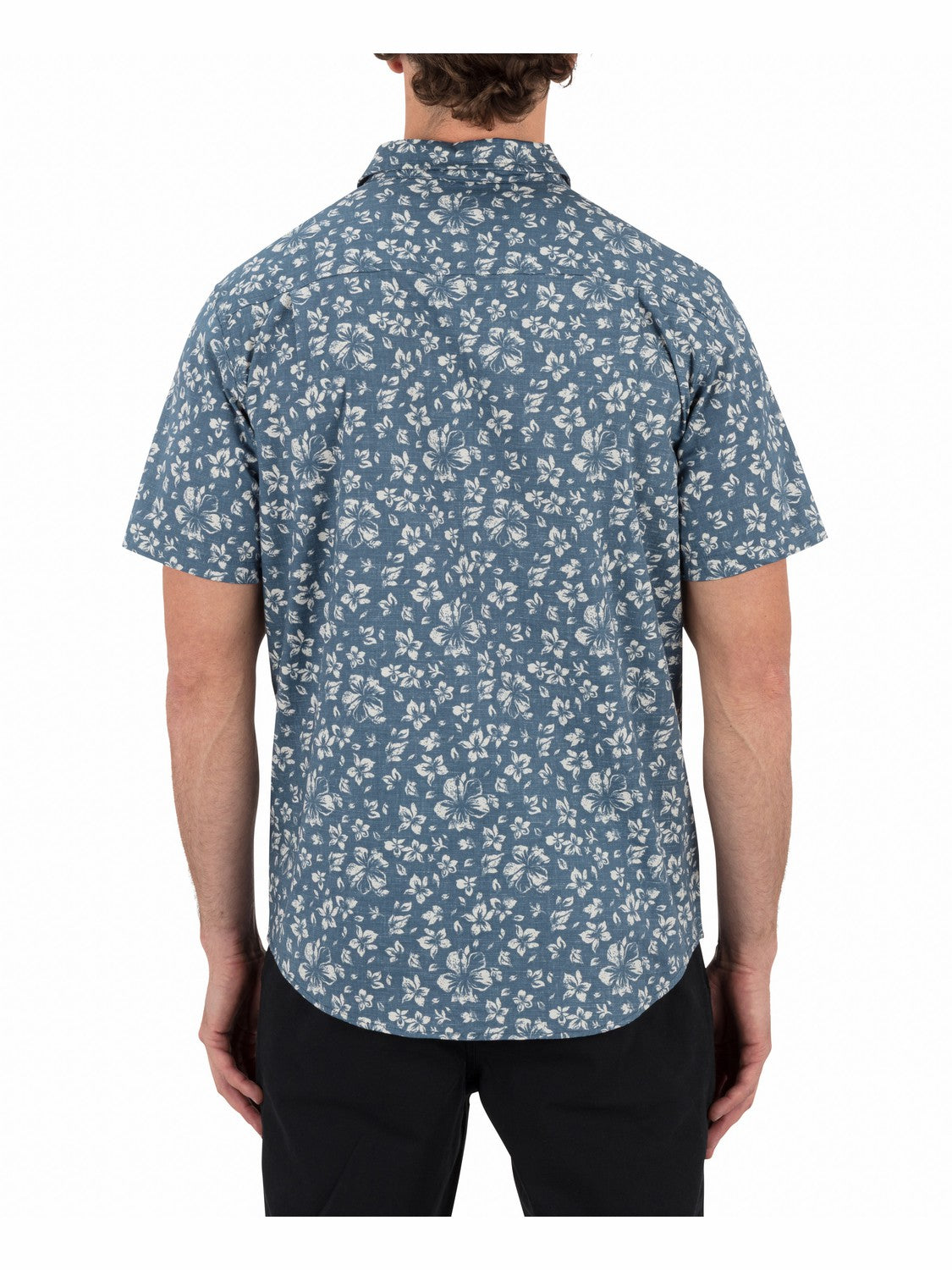 Lido Stretch Short Sleeve Grey Teal - Hurley