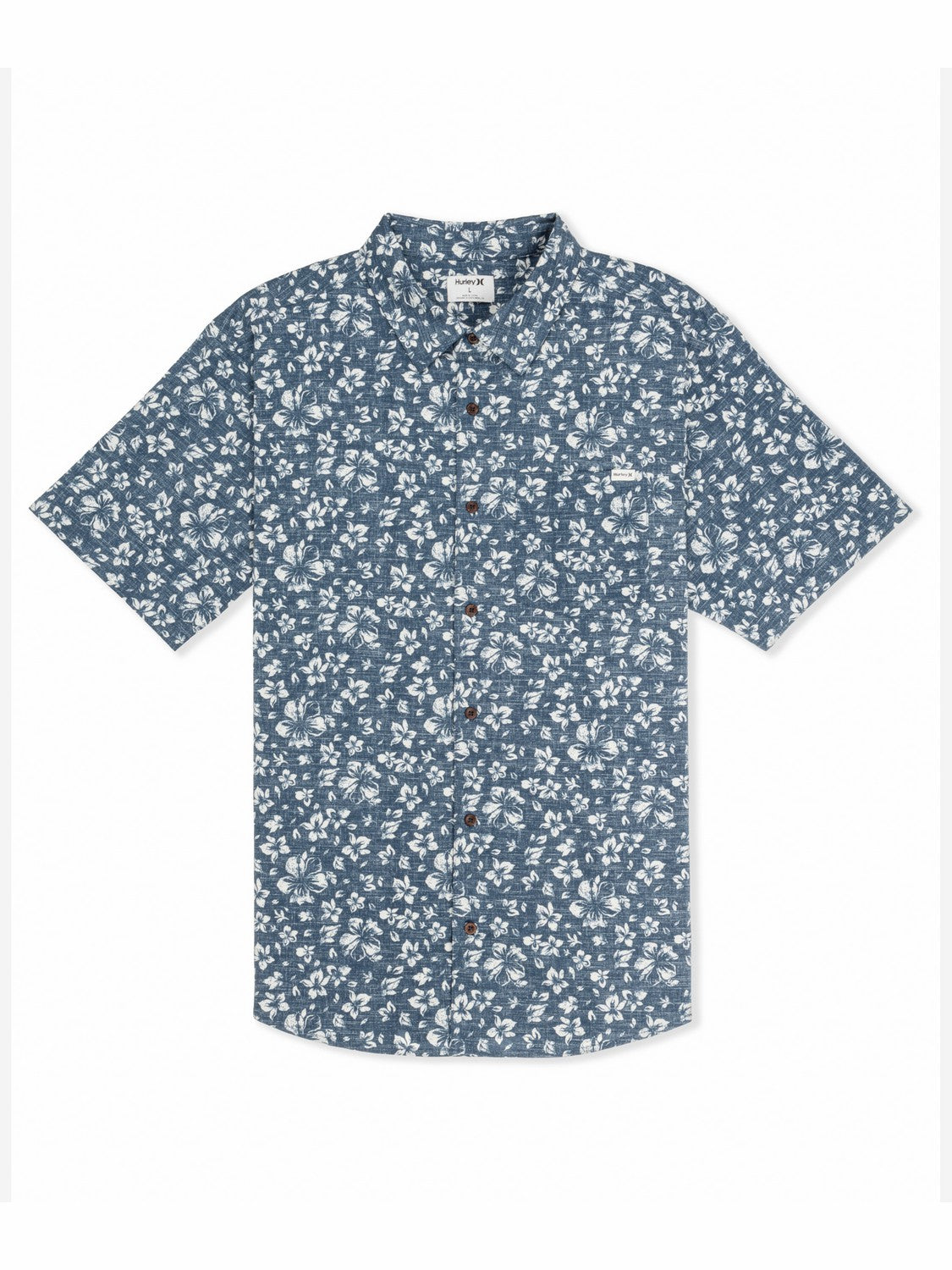 Lido Stretch Short Sleeve Grey Teal - Hurley