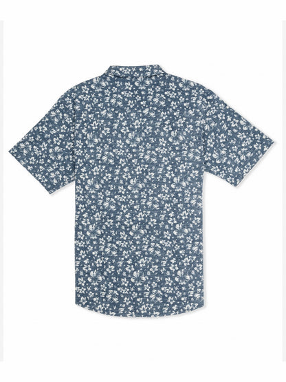 Lido Stretch Short Sleeve Grey Teal - Hurley