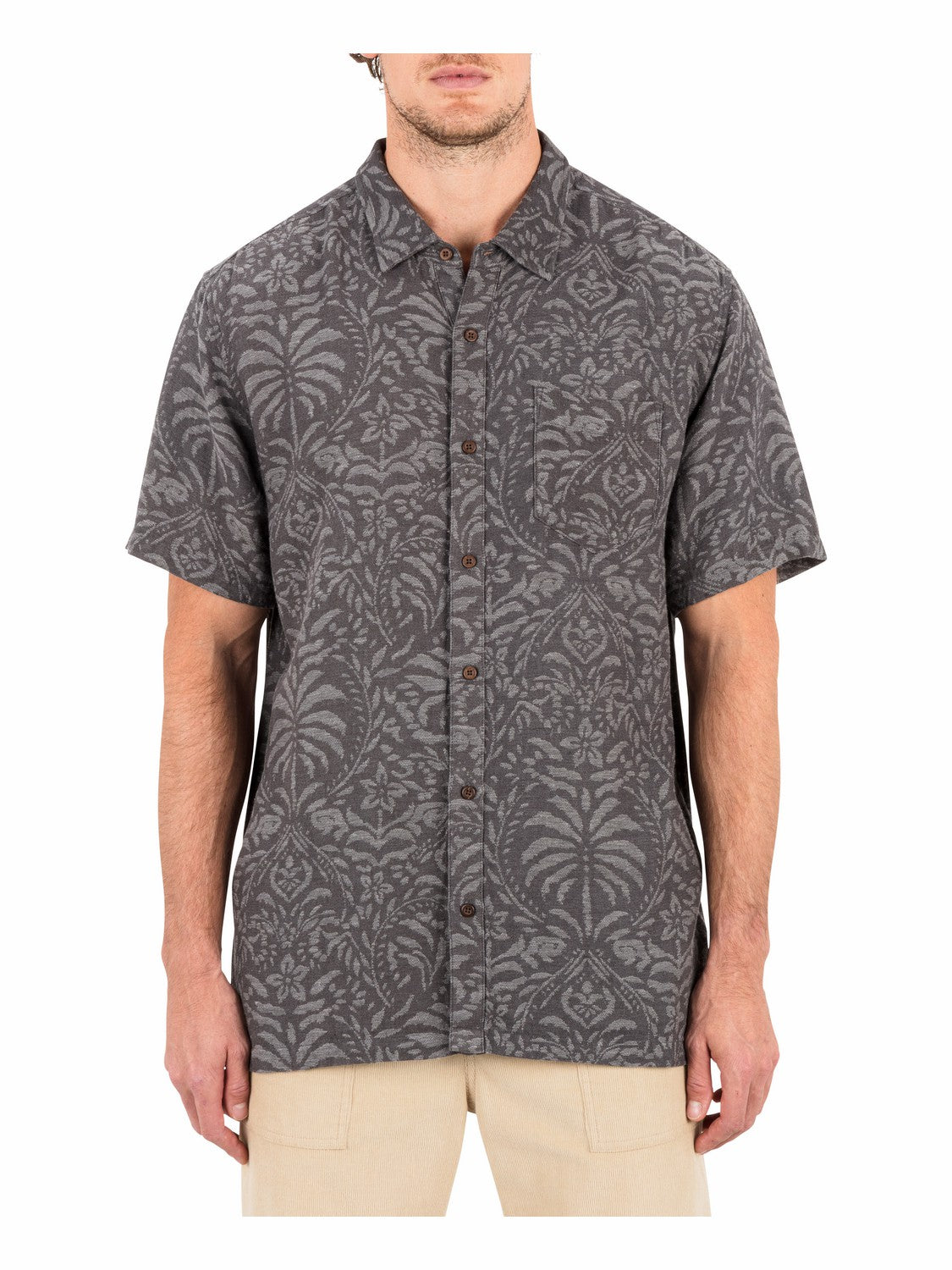 Encinitas Short Sleeve Ion Grey - Hurley