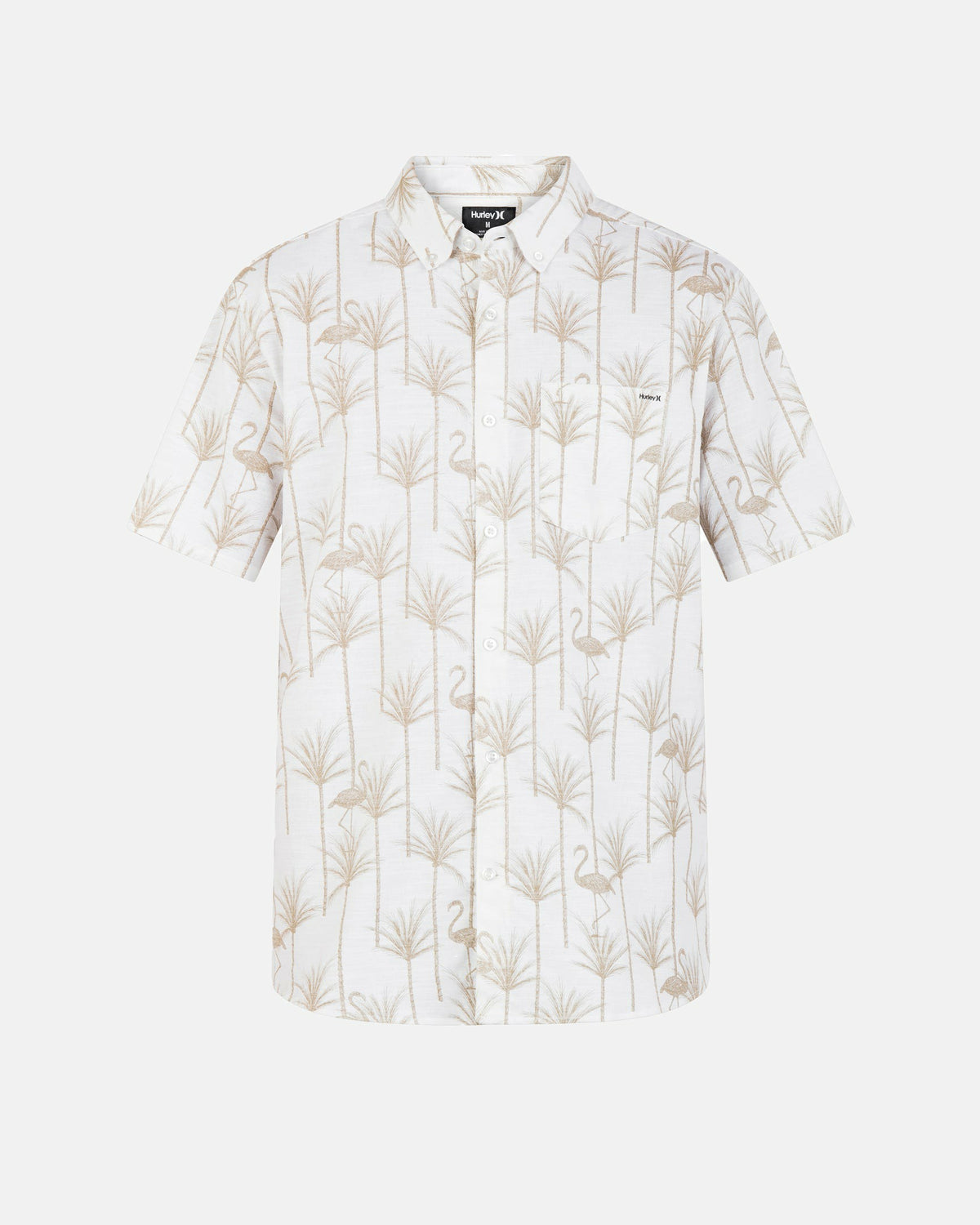 One And Only Stretch Short Sleeve Shirt Bone - Hurley