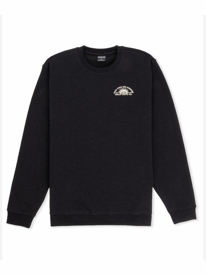 Sunshine Slub Crew Sweatshirt Black - Hurley