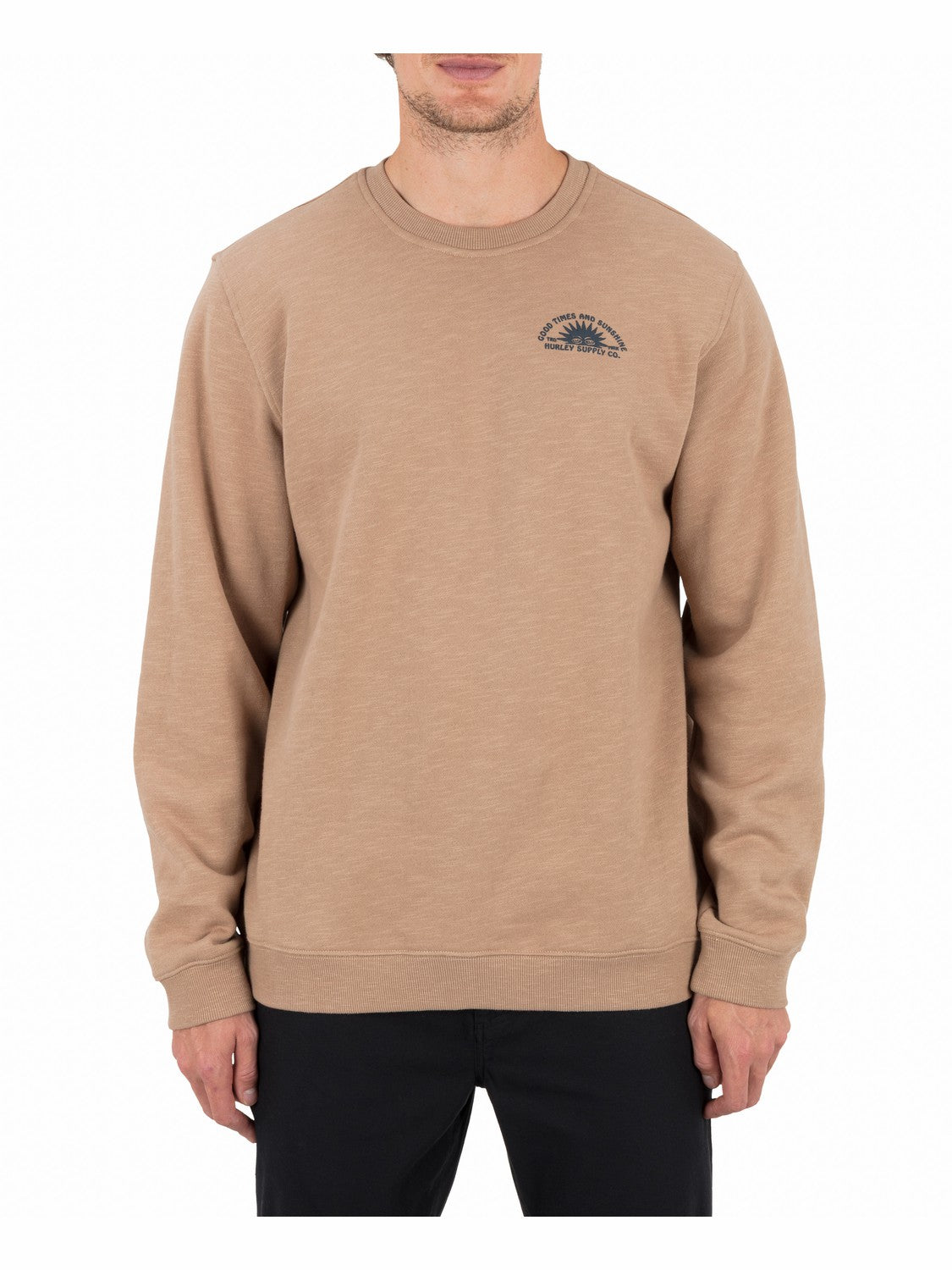 Sunshine Slub Crew Sweatshirt Bristlecone - Hurley