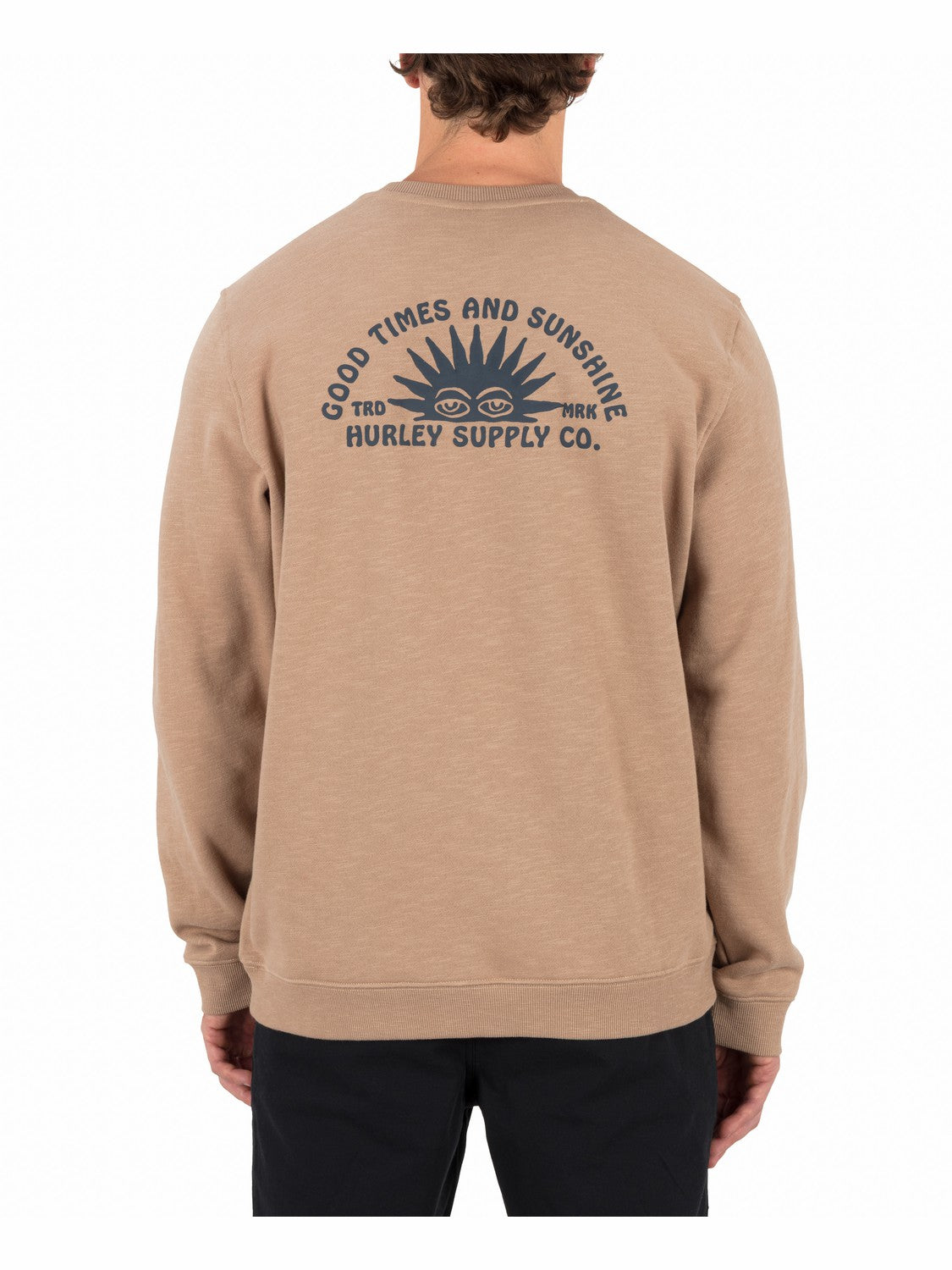 Sunshine Slub Crew Sweatshirt Bristlecone - Hurley