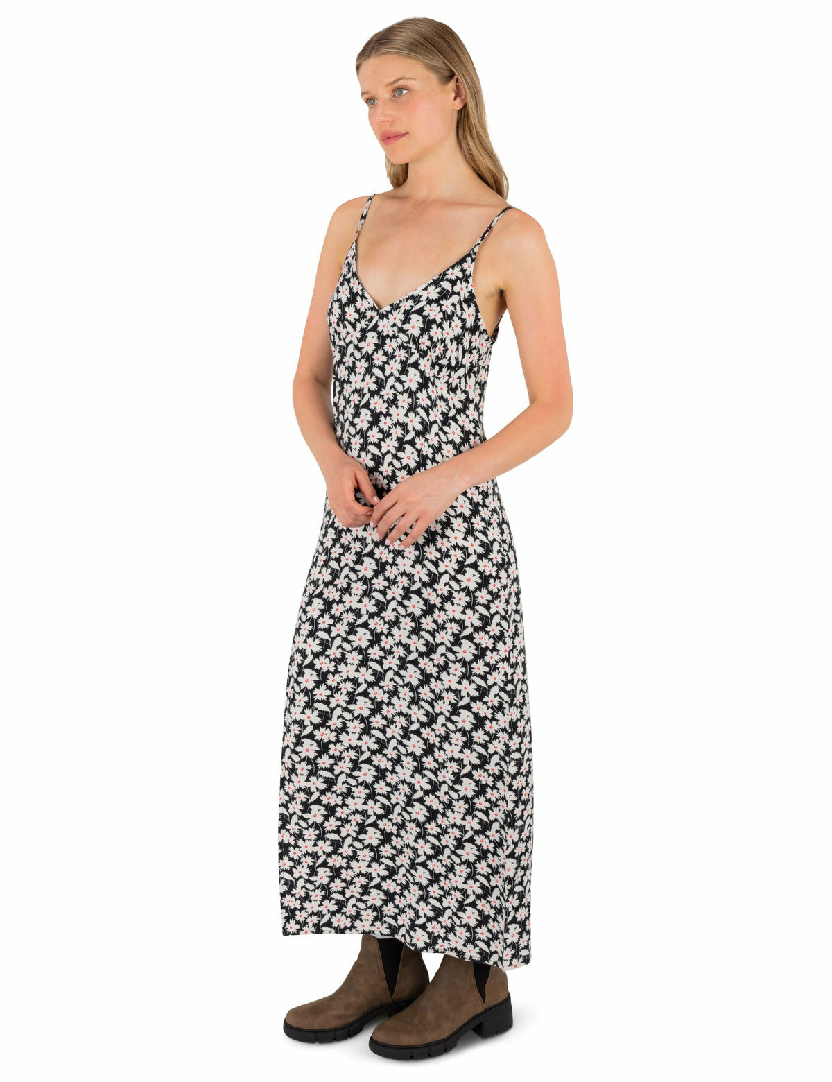 Amour Slip Dress Black - Hurley