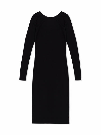 Just A Girl Long Sleeve Dress BLACK - Hurley