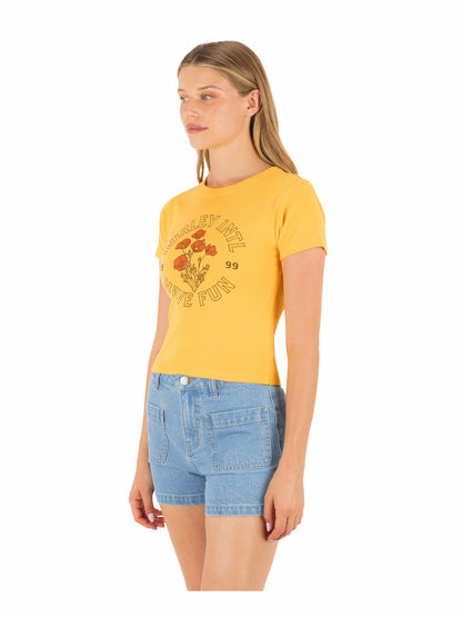 Poppy Baby Tee Marigold - Hurley