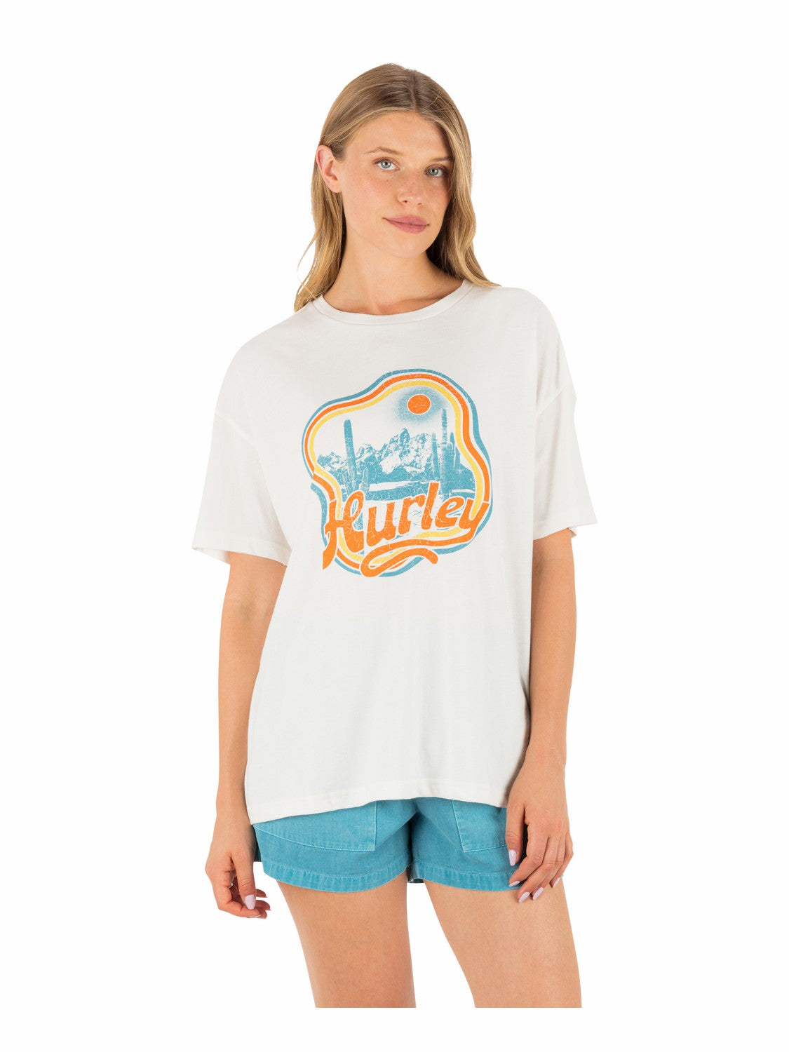 Scenic View Boyfriend Tee Tofu - Hurley