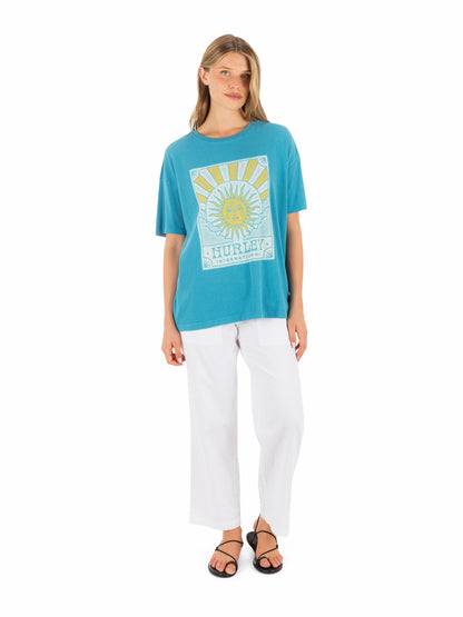 Lumina Boyfriend Tee Blue Moon - Hurley
