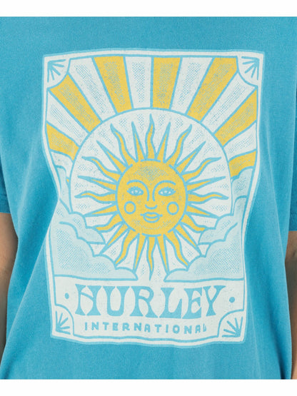 Lumina Boyfriend Tee Blue Moon - Hurley