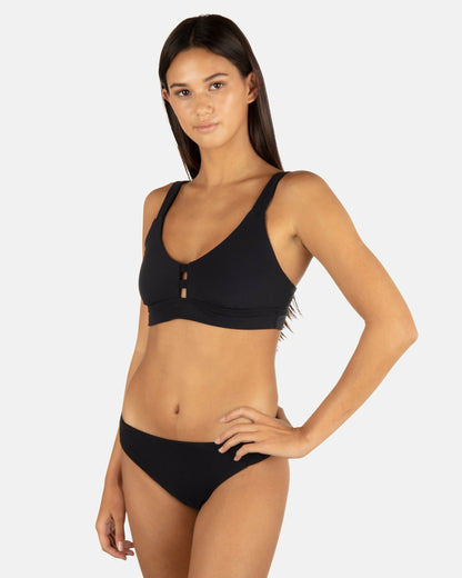 Max Solid Tab Scoop Top Black - Hurley