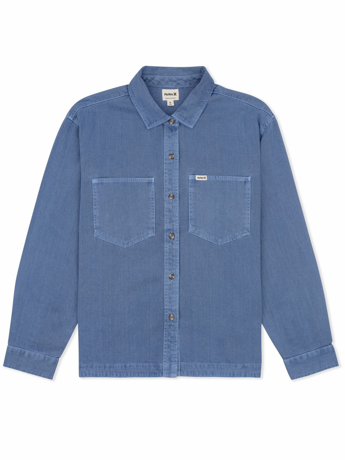 Wavy Days Overshirt Dutch Blue - Hurley