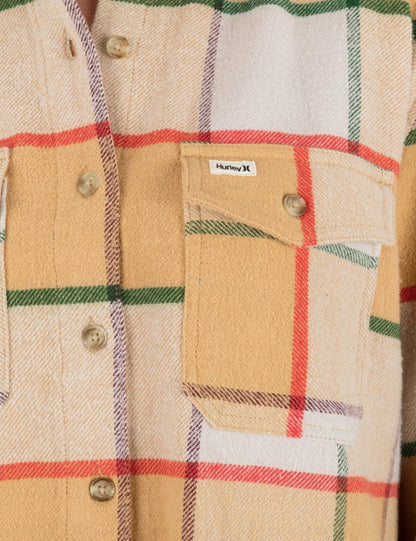 Wander Boyfriend Flannel Lilac Marble - Hurley