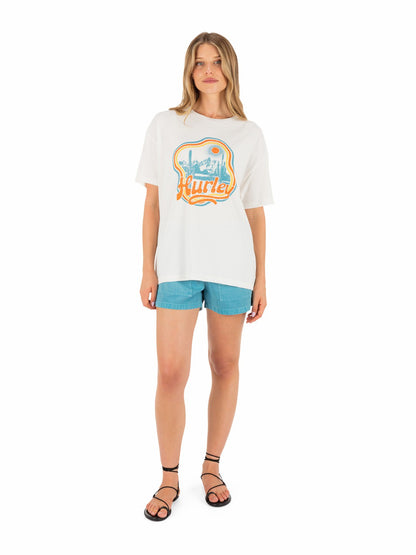 Scenic View Boyfriend Tee Tofu - Hurley