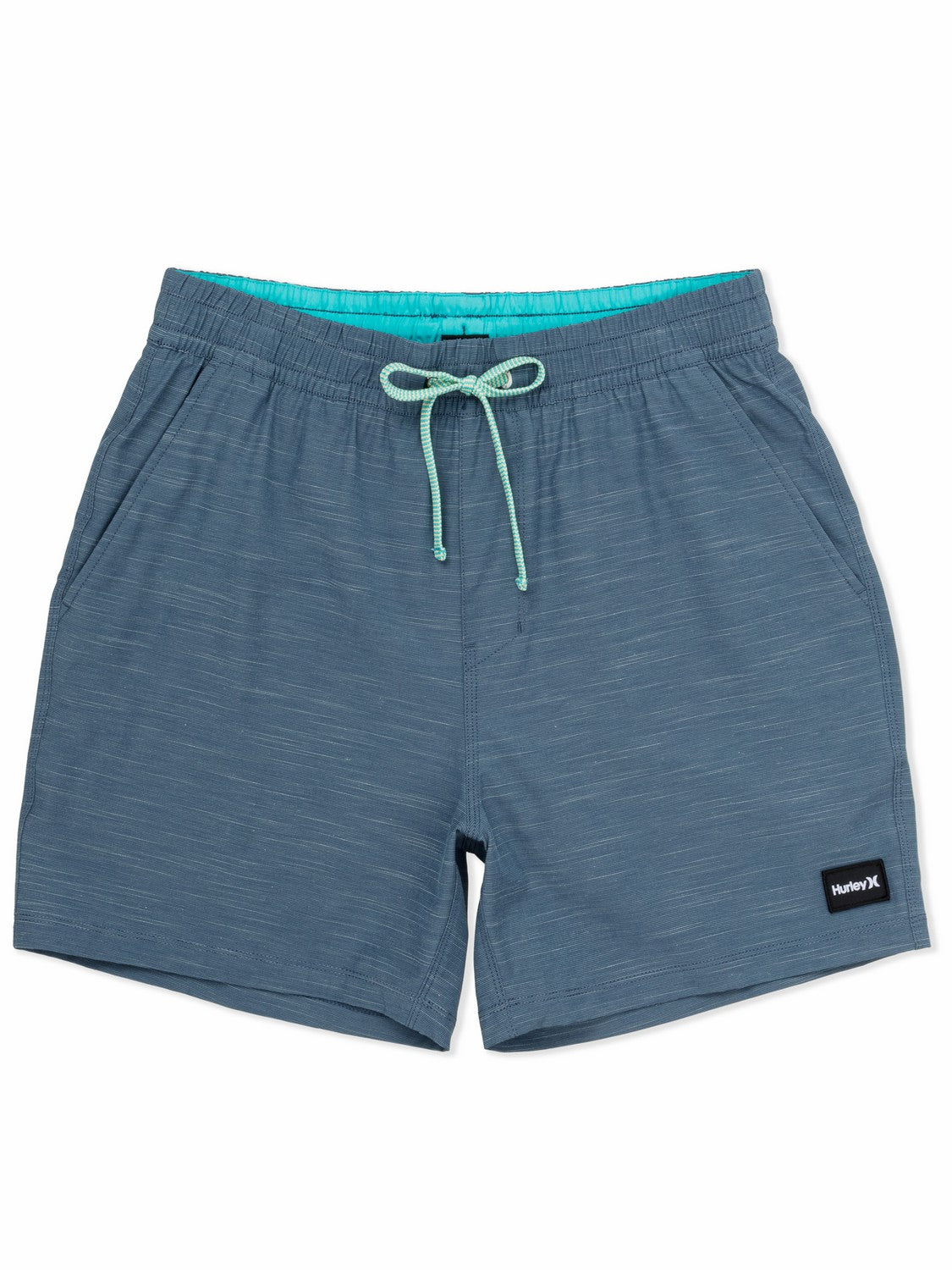 Phantom Eco Slub Lined Volley Boardshort 17" Grey Teal - Hurley