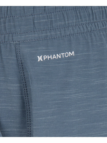 Phantom Eco Slub Lined Volley Boardshort 17" Grey Teal - Hurley