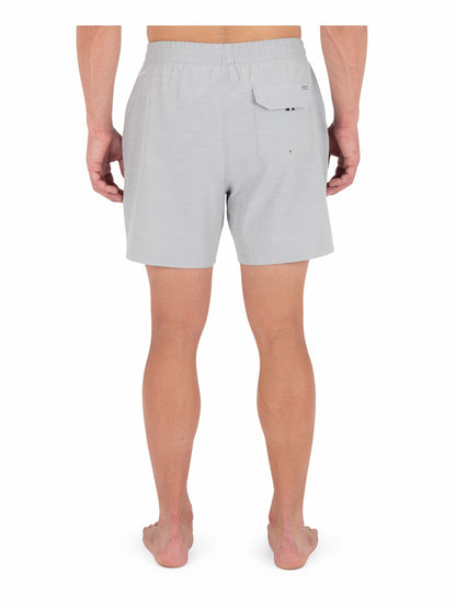 Phantom Eco Slub Lined Volley 17" Light Stone Grey - Hurley