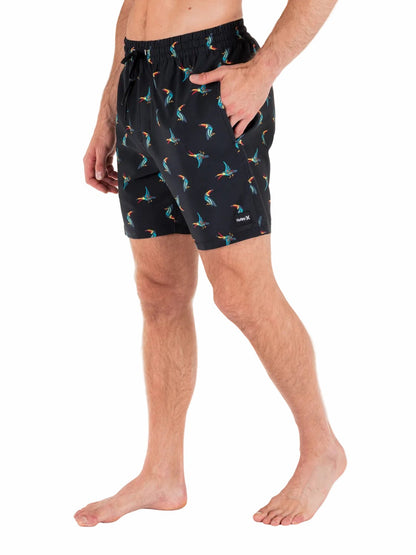 Cannonball Volley Boardshort 17" Black Tonal - Hurley