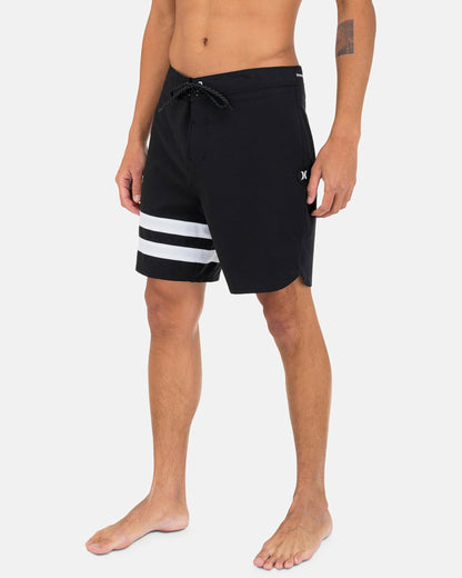 Phantom-Eco Block Party 18" Boardshort Black - Hurley