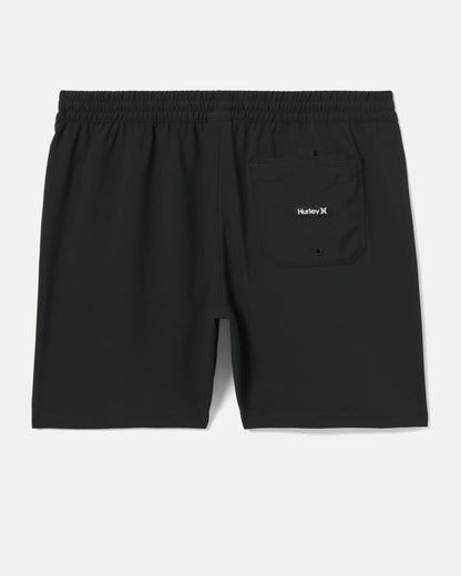 One And Only Solid Volley Boardshort 17" Black - Hurley