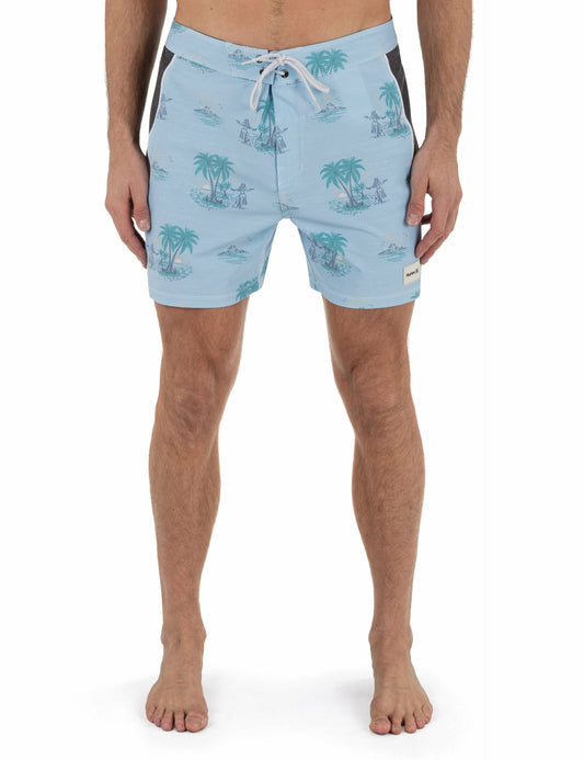 Phantom Naturals Blocked Session Boardshort 16" EIFEL BLUE - Hurley