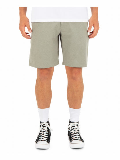Phantom Microcheck Walkshort 20" Olive - Hurley